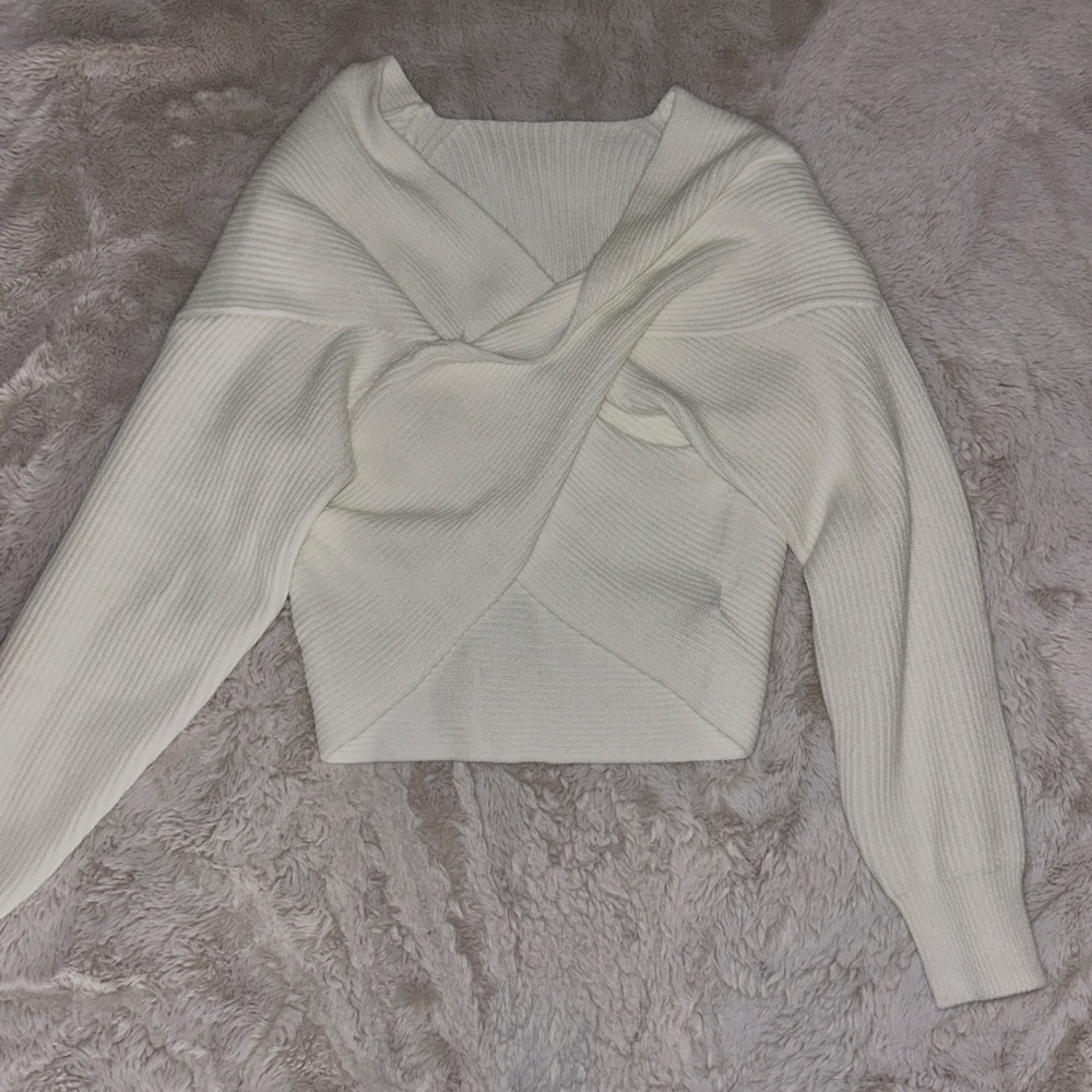 Cozy Knit Sweater in Cream